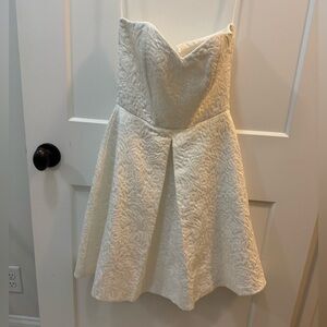 Hunter Dixon Hunter Bell strapless mini dress